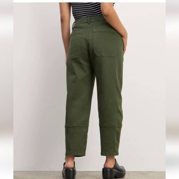 Everlane Pants - Everlane Utility Barrel Pant - Dark Forest - Size 2